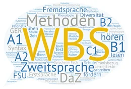 Eine Wissenschaftlerin und ein Wissenschaftler arbeiten hinter einer Glasfassade und mischen Chemikalien mit Großgeräten.